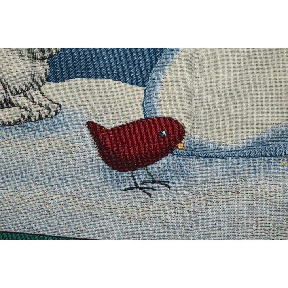 Large Winter Snowman Tapestry 54
